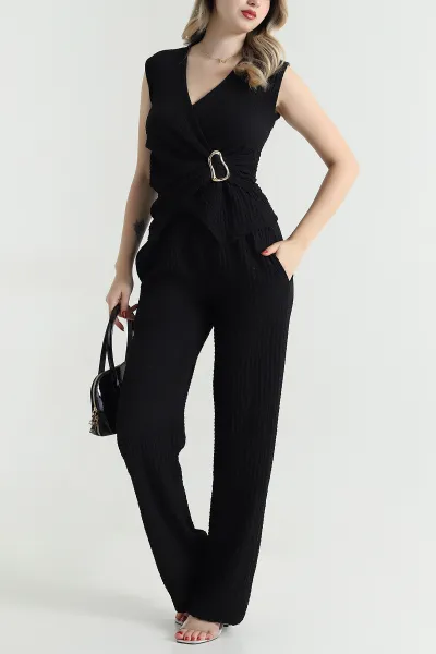 siyah-pantolon-bluz-gofre-kadin-ikili-takim-469454