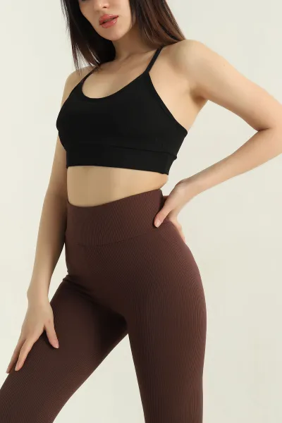 Siyah Pedli Likralı Büstiyer 357289