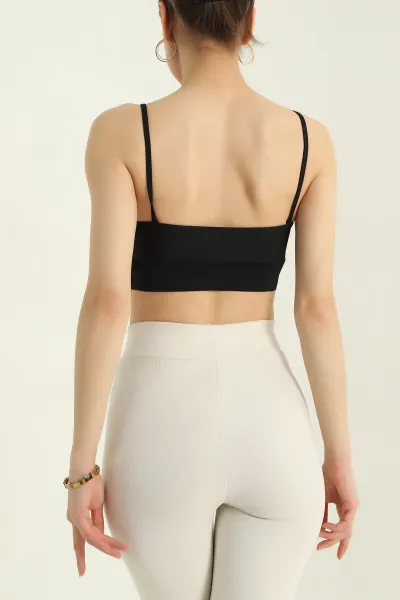 Siyah Pedli Likralı Büstiyer 365808