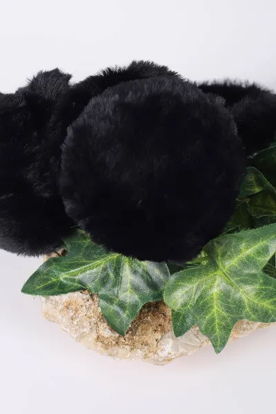 Siyah Peluş Kulaklık 410731
