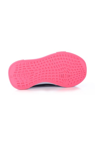 Siyah Pembe (22-25 Bebe) Işıklı Harf Baskılı Kız Bebe Spor Ayakkabı 173775