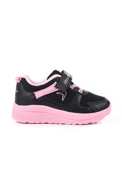 siyah-pembe-26-30-patik-lastik-bagli-cirtli-fileli-kiz-cocuk-spor-ayakkabi-168657