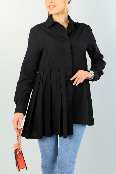 siyah-pile-tasarim-poplin-gomlek-tunik-66606