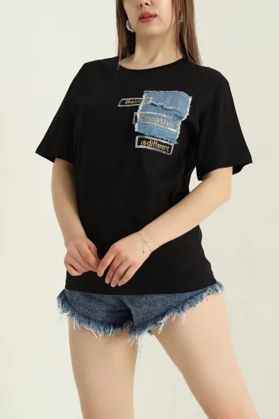 siyah-pul-ve-nakisli-suprem-kadin-tisort-346625