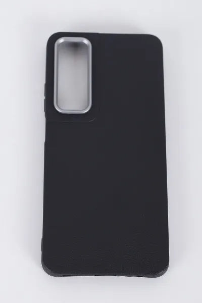 Siyah Realme C65 Uyumlu Armory Serisi Sert Slikon Telefon Kılıfı 396411