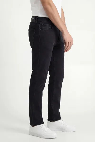 Siyah Regular Fit Erkek Kot Pantolon 430886