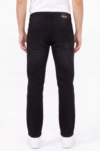 Siyah Regular Fit Erkek Kot Pantolon 430891