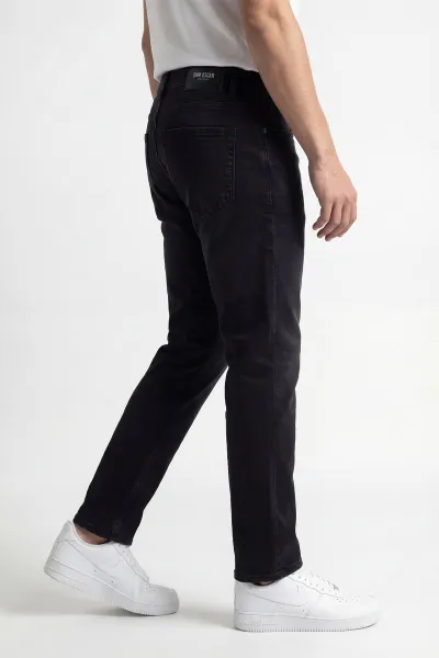 Siyah Regular Fit Erkek Kot Pantolon 431101
