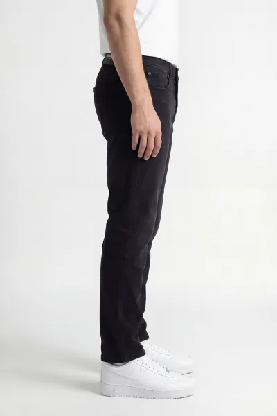 Siyah Regular Fit Erkek Kot Pantolon 431101
