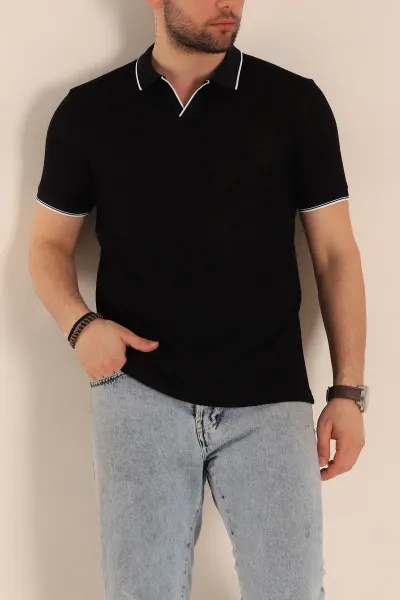 siyah-regular-fit-jakarli-polo-yaka-triko-tisort-263231