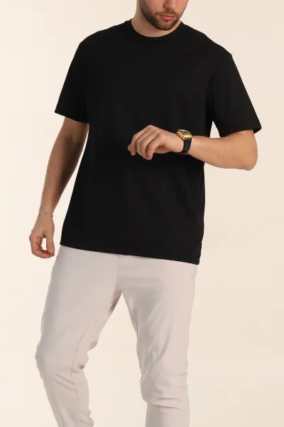 siyah-regular-fit-nakis-logo-detayli-basic-erkek-tisort-338452