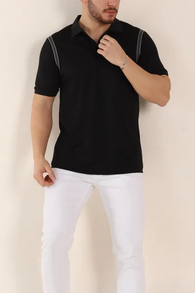 siyah-regular-fit-omuz-serit-detayli-polo-yaka-erkek-tisort-338460