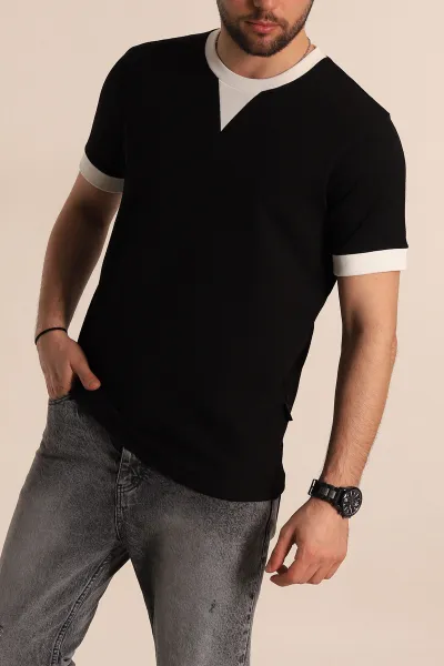 siyah-regular-fit-yaka-detayli-erkek-tisort-268637