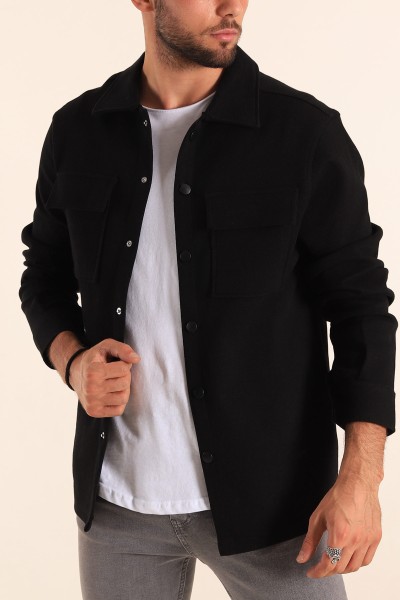 siyah-relaxed-fit-cift-cepli-cit-cit-dugmeli-uzun-kollu-erkek-gomlek-201330