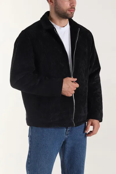 siyah-relaxed-fit-fitilli-doku-erkek-kadife-mont-400391