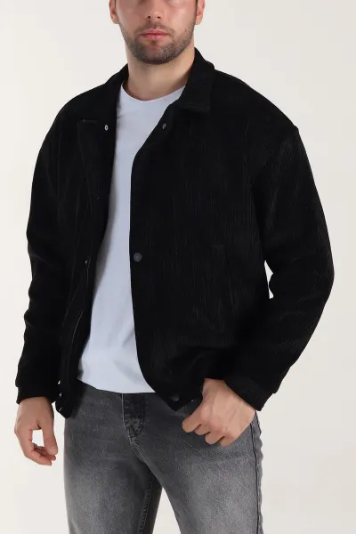 siyah-relaxed-fit-fitilli-dokulu-ici-astarli-erkek-mont-409641