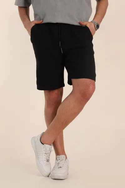 siyah-relaxed-fit-kalin-muslin-keten-erkek-sort-354063