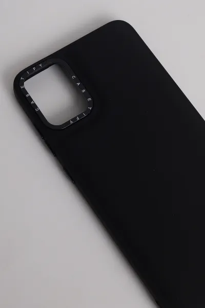 Siyah Samsung A05 Kabarcık Serisi Şık Silikon Telefon Kılıfı 352511