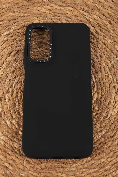 Siyah Samsung A05S Kabarcık Serisi Şık Silikon Telefon Kılıfı 418649