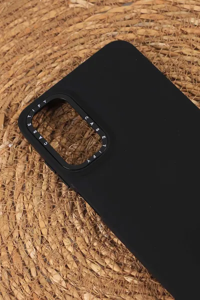 Siyah Samsung A05S Kabarcık Serisi Şık Silikon Telefon Kılıfı 418649