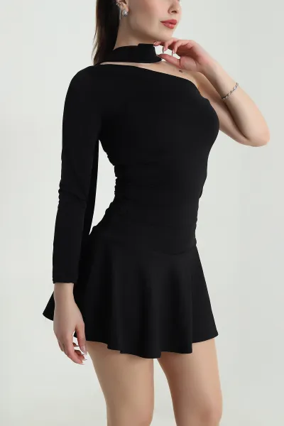 Siyah Sandy Fularlı Kadın Bluz 488848