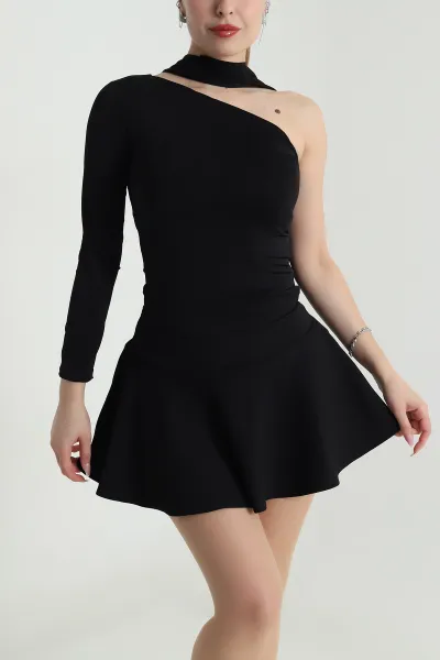 Siyah Sandy Fularlı Kadın Bluz 488848