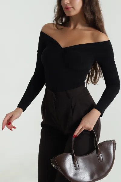 Siyah Sandy Kadın Bluz 489863
