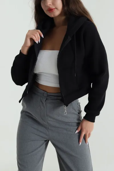 siyah-sardonlu-uc-ip-fermuarli-kadin-sweat-485265