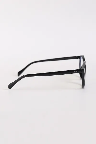 Siyah Şeffaf Cam Mavi Işık Koruyucu Unisex Gözlük 286582