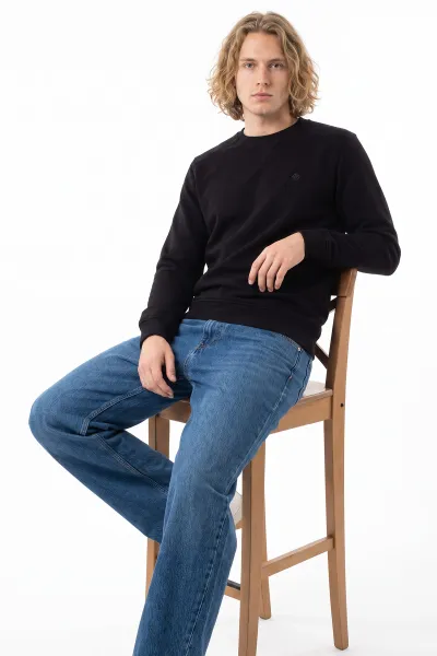 siyah-selanik-bisiklet-yaka-erkek-sweatshirt-494734