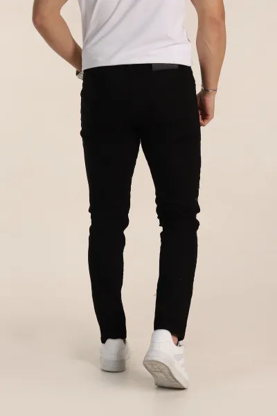 Siyah Skinny Fit Erkek Kot Pantolon 354414
