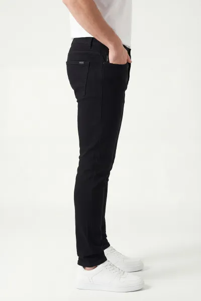 Siyah Skinny Fit Erkek Kot pantolon 433666