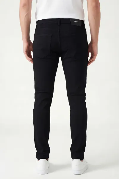 Siyah Skinny Fit Erkek Kot pantolon 433666