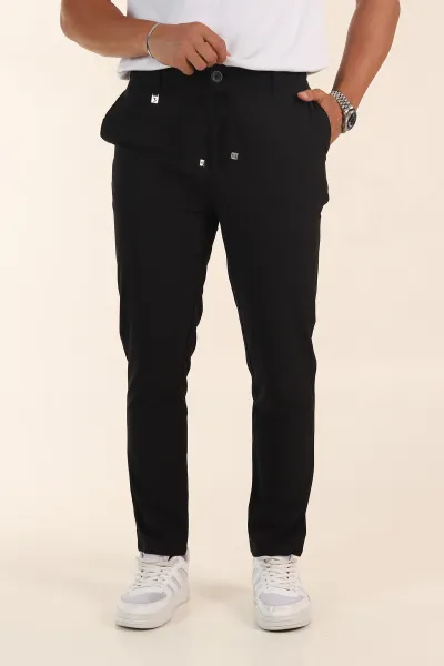 siyah-slim-fit-bel-lastikli-erkek-jogger-pantolon-380943