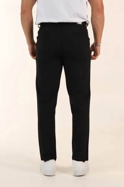 Siyah Slim Fit Erkek Kumaş Pantolon 391134