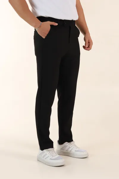 siyah-slim-fit-erkek-kumas-pantolon-391134