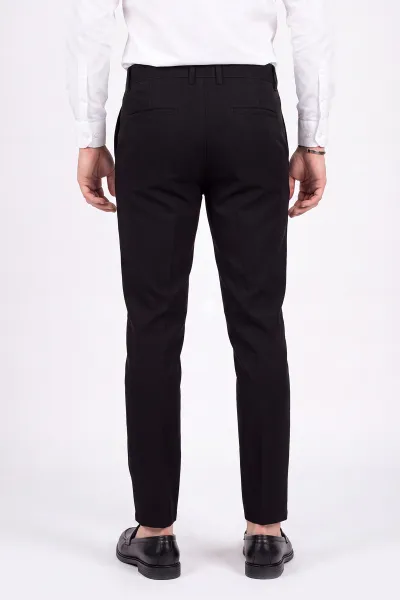 Siyah Slim Fit Erkek Kumaş Pantolon 472240