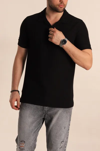 siyah-slim-fit-polo-yaka-erkek-tisort-262903