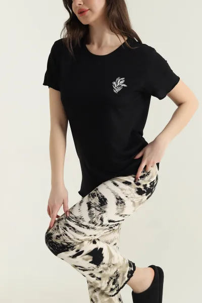 siyah-stella-viskon-kadin-pijama-takimi-434399