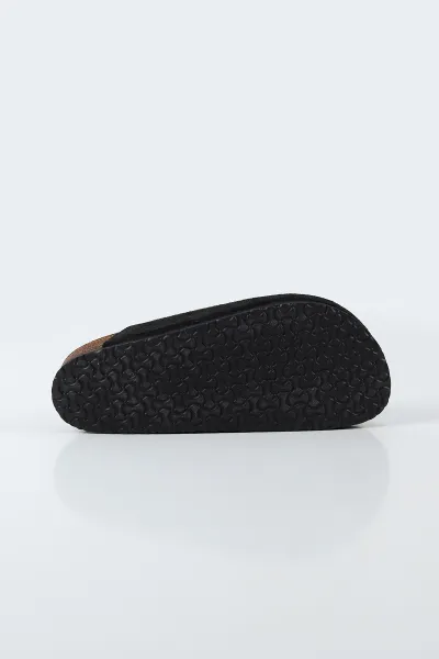 Siyah Süet Kadın Loafer Terlik 500434