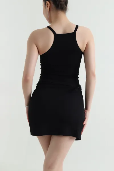 Siyah Taşlı Modal Kadın Atlet Bluz 455066
