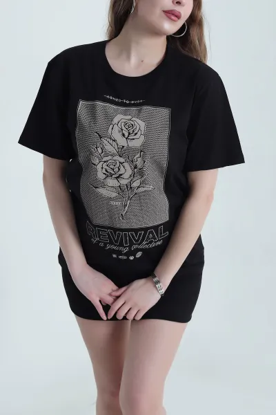 siyah-tasli-suprem-kadin-tisort-438662
