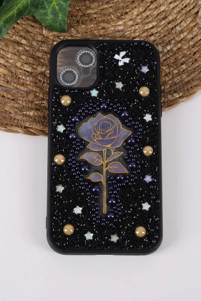 siyah-teknocase-iphone-11-uyumlu-afra-diamond-case-serisi-lens-hediyeli-premium-sert-silikon-telefon-kilifi-430491