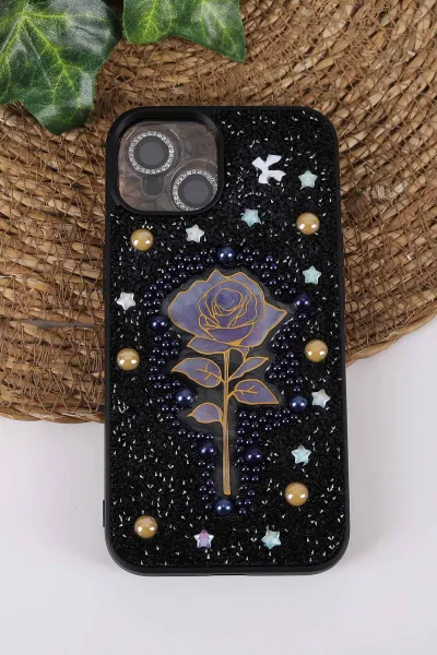 siyah-teknocase-iphone-13-uyumlu-afra-diamond-case-serisi-lens-hediyeli-premium-sert-silikon-telefon-kilifi-430503