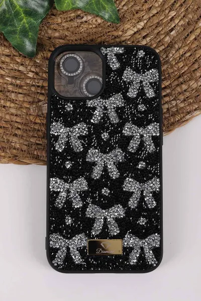 siyah-teknocase-iphone-13-uyumlu-perfect-diamond-case-serisi-tasli-lens-hediyeli-sert-silikon-telefon-kilifi-450074