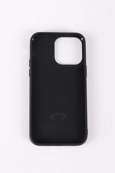 Siyah TeknoCase İPhone 14 Pro Max Uyumlu Dlr Diamond Case Serisi Lens Hediyeli Premium Sert Silikon Telefon Kılıfı 430364