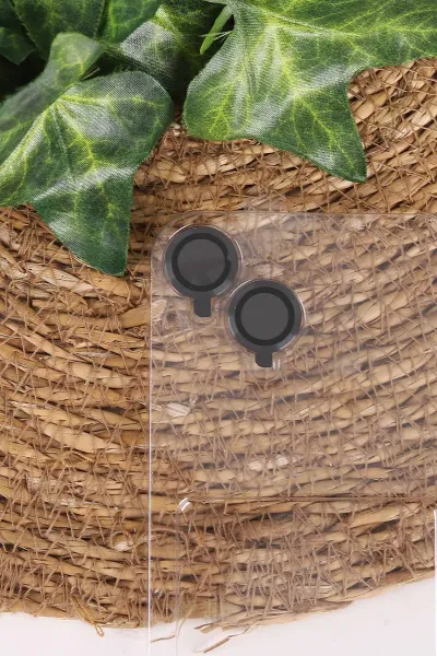 Siyah TeknoCase İphone 16 Plus Uyumlu Matte Guard Serisi Lens Korumalı Silikon Telefon Kılıfı 472481