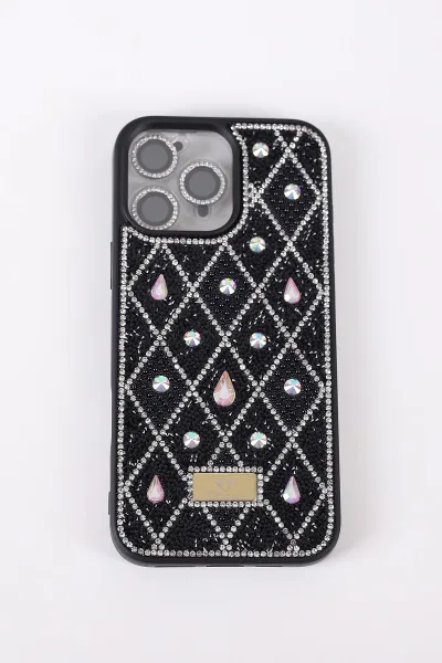 siyah-teknocase-iphone-16-pro-max-uyumlu-dlr-diamond-case-serisi-lens-hediyeli-premium-sert-silikon-telefon-kilifi-430389