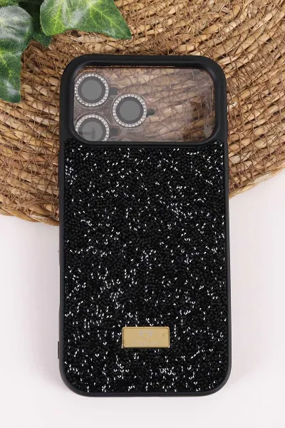 siyah-teknocase-iphone-17-pro-max-uyumlu-ella-diamond-case-serisi-lens-hediyeli-sert-silikon-telefon-kilifi-457840