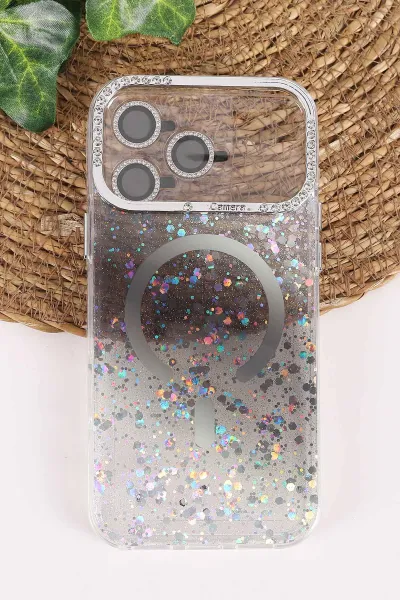 siyah-teknocase-iphone-17-pro-max-uyumlu-sortie-diamond-case-serisi-sert-silikon-telefon-kilifi-458014